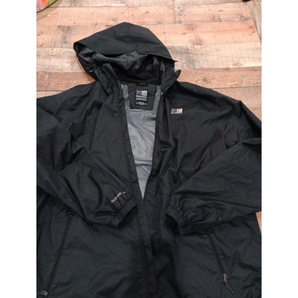 Karrimor Weathertite Nylon Black Jacket Windbreaker Size 4xl 2285